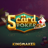 5 Card Poker cards game at casino app online casino