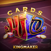 Cards Hi Lo higher-lower guessing game